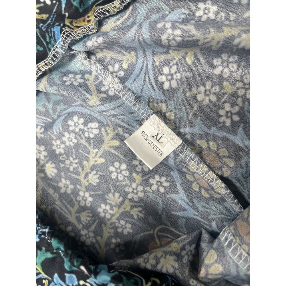 Strawberry Thief Floral Pajama Pants XL - Picture 7 of 10